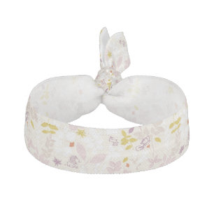 pattern displaying whimsical animals hair tie