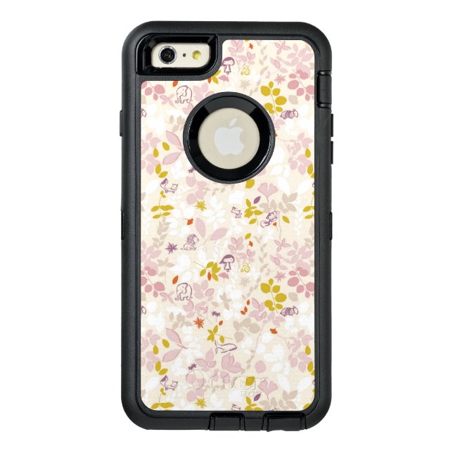 pattern displaying whimsical animals otterbox iPhone case (Back)