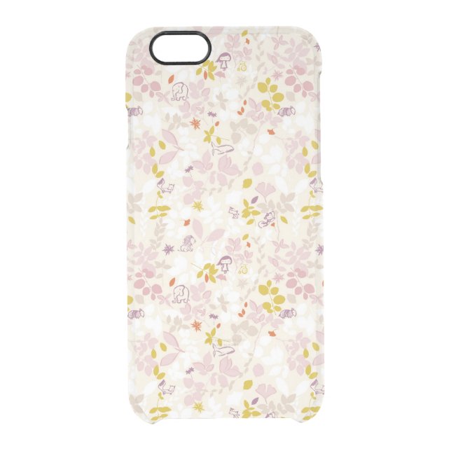 pattern displaying whimsical animals uncommon iPhone case (Back)