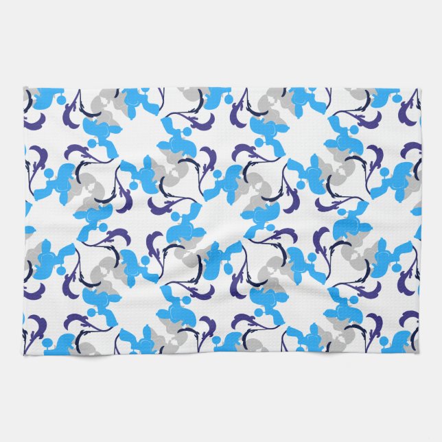 Pattern Dogs Towel (Horizontal)