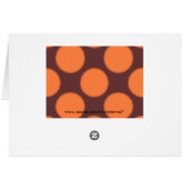 Pattern Dot Orange Cards (Back Horizontal)