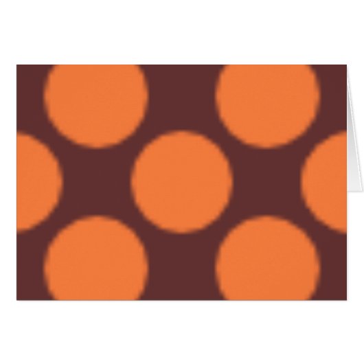 Pattern Dot Orange Cards (Front Horizontal)