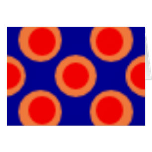 Pattern Dot  Red, Blue, Orange Cards