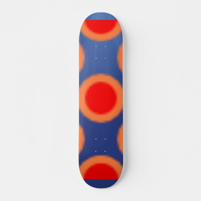 Pattern Dot Skateboard Deck (Front)