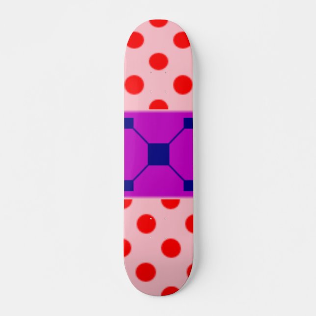 Pattern Dot Skateboard Deck (Front)