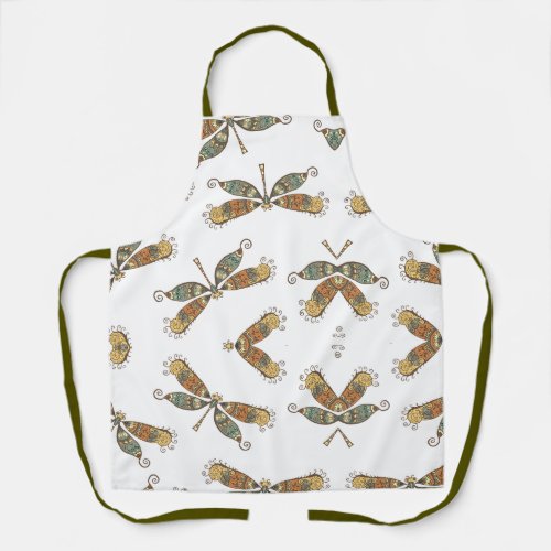 pattern_dragonfly_background apron