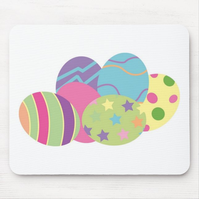 Pattern Easter Eggs Mouse Pad (Front)