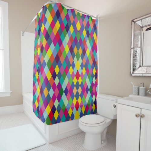 Pattern Fashion Colorful_ Modern spring hipster Shower Curtain