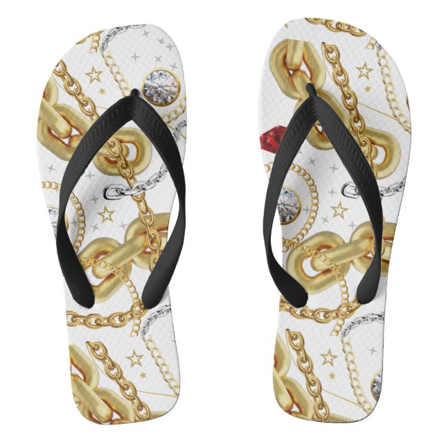 pattern flip flops (Footbed)