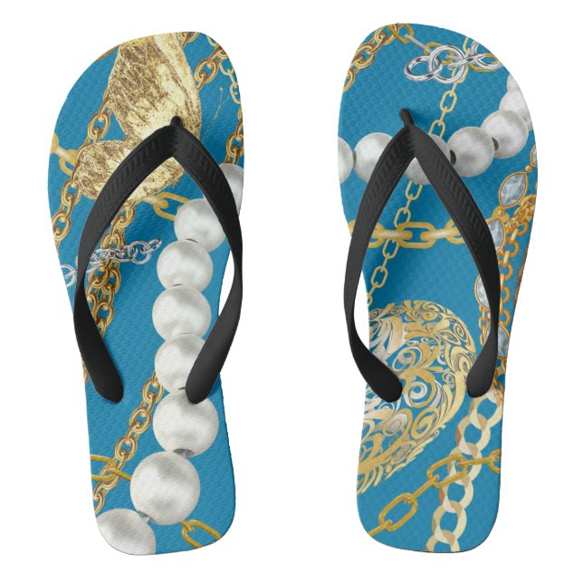 pattern flip flops (Footbed)