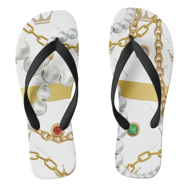 pattern flip flops (Footbed)