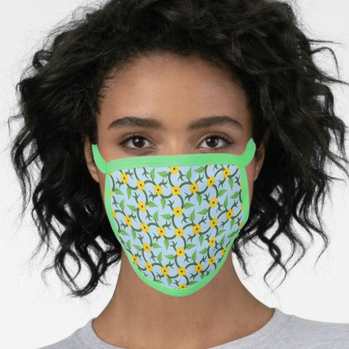 Pattern Floral Nature Face Mask