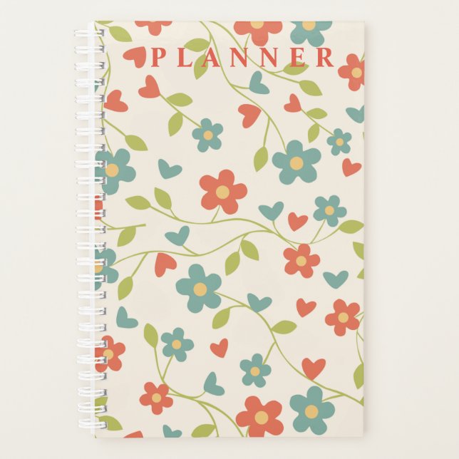 Pattern Floral Planner (Front)