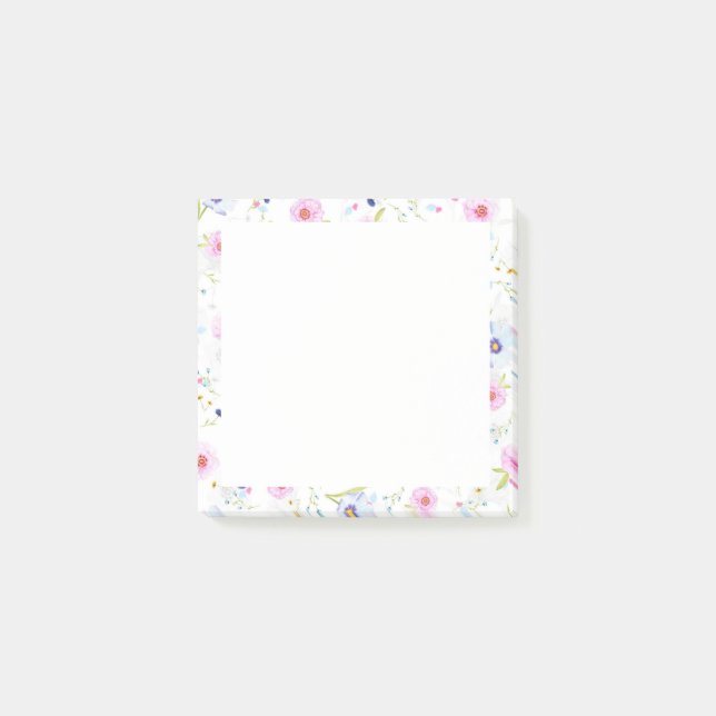 Pattern Floral Post-it® Notes (Front)