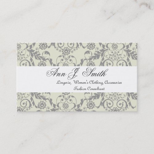 Fashion Boutique Consultant Business Card