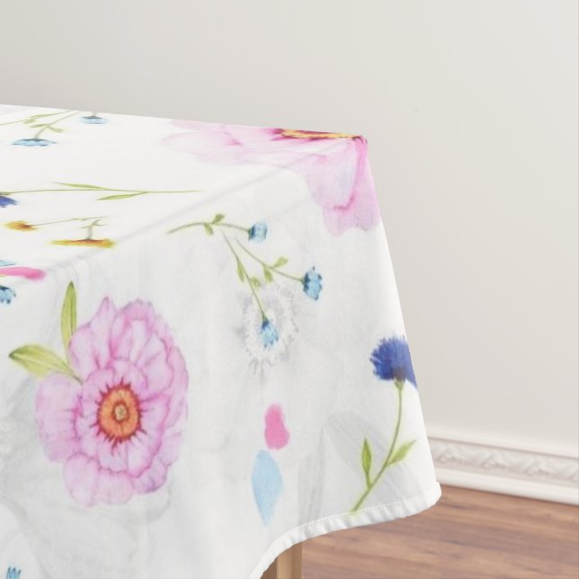 Pattern Floral Tablecloth (In Situ)