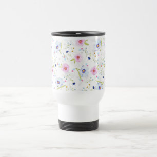 Pattern Floral Travel Mug