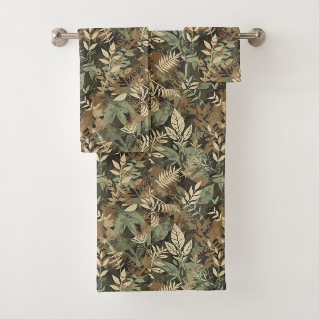 Pattern florest bath towel set (Insitu)