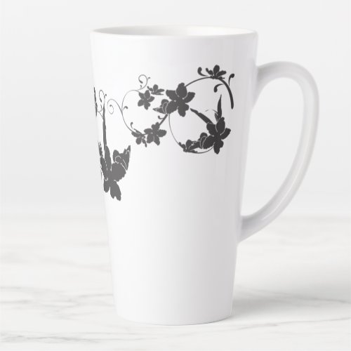 pattern_flower_decorative_plant latte mug