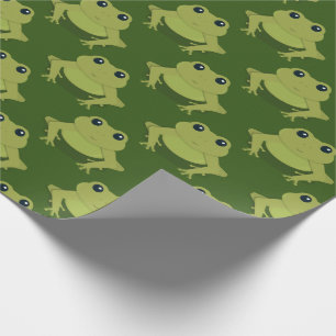 Pattern Frog Animal Wrapping Paper