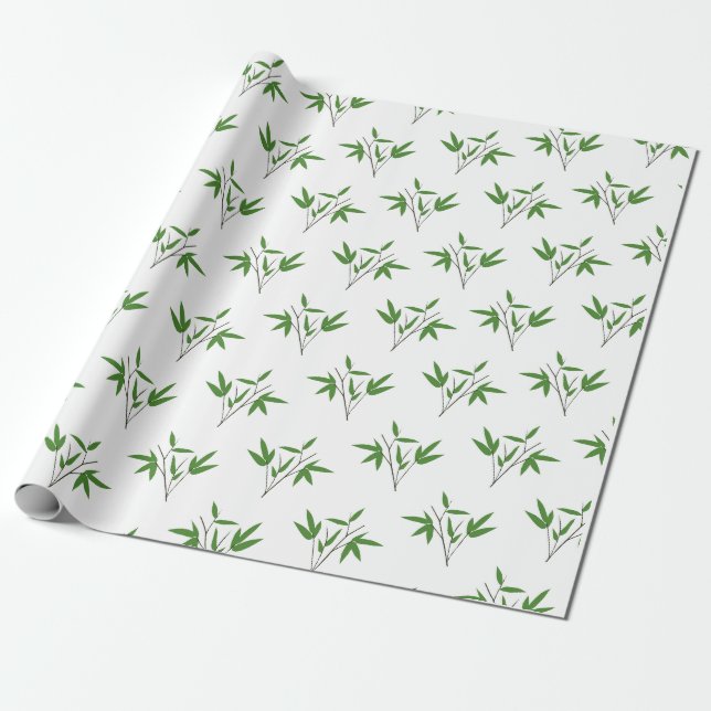 Pattern from bamboo twigs wrapping paper (Unrolled)