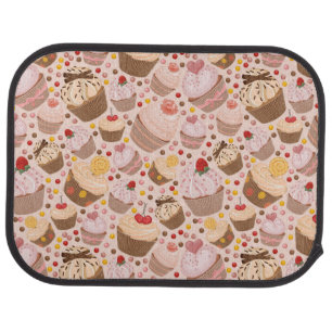Pattern from celebratory cupcakes car mat