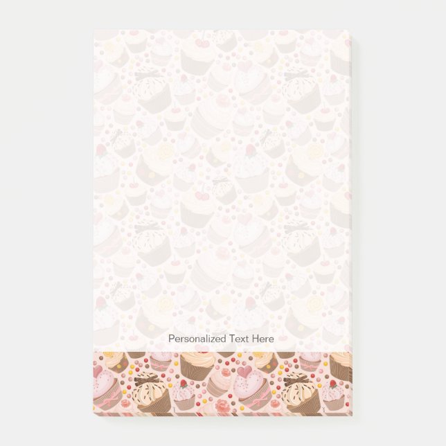 Pattern from celebratory cupcakes post-it notes (Front)