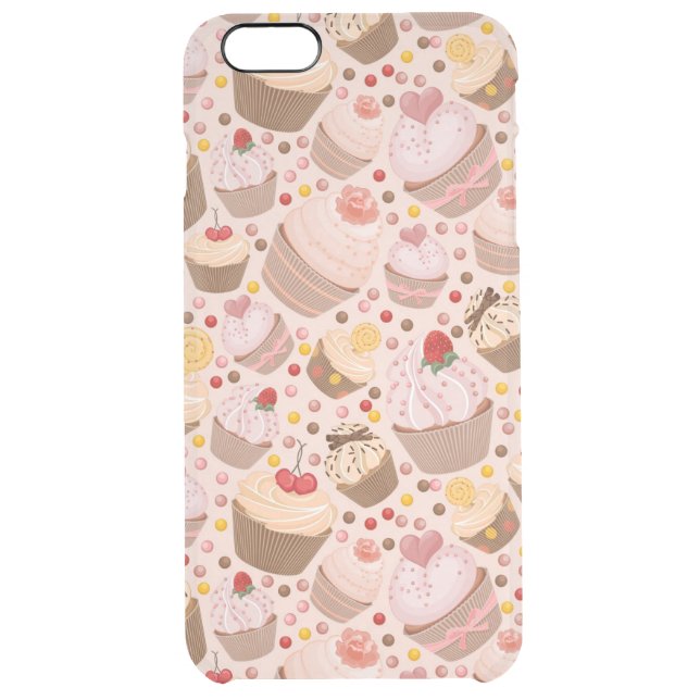 Pattern from celebratory cupcakes uncommon iPhone case (Back)