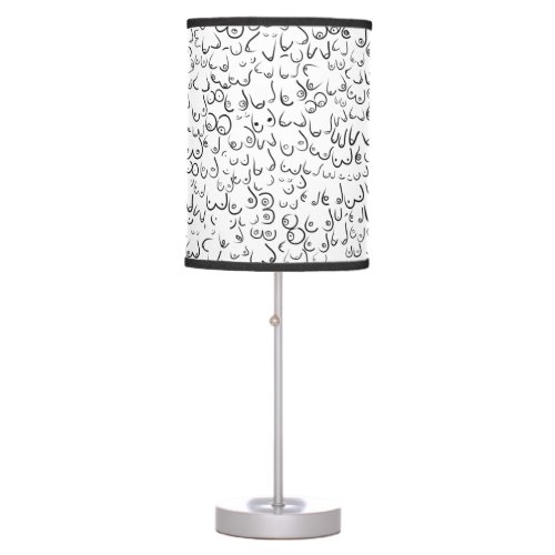 Pattern funny humor table lamp