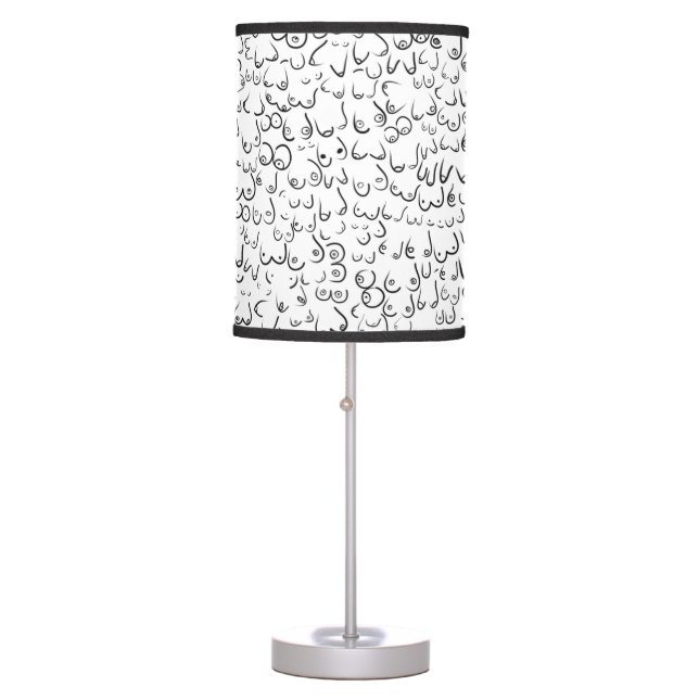 Pattern funny humor table lamp (Front)