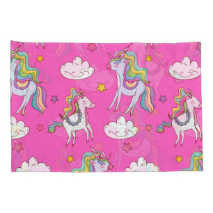 Pattern Funny Unicorn Cute  Pillow Case
