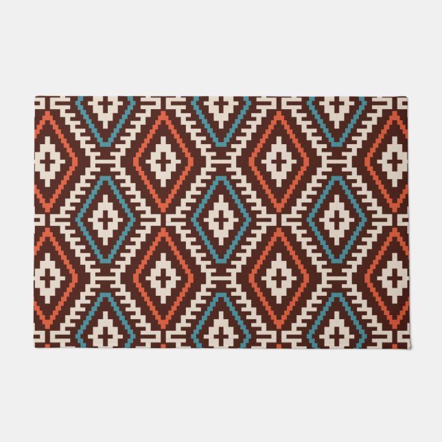 Pattern Geometric  Fashion Stylish Cute  Doormat (Front)