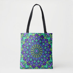 Pattern Geometric Vintage Trendy Cute Tote Bag