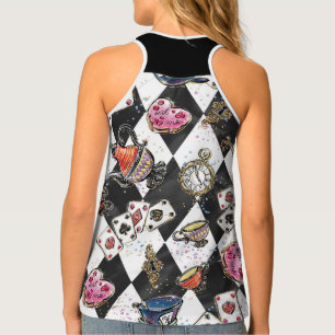 Pattern Girl Tank Tops