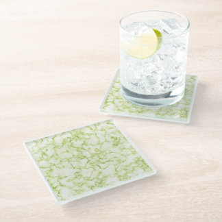 pattern glass coaster