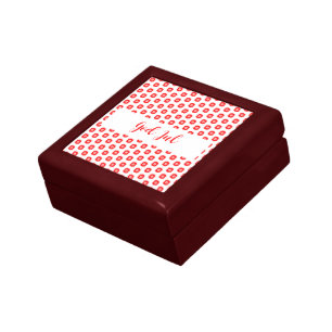 Pattern God Jul Merry Christmas Holiday Gift Box