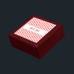 Pattern God Jul Merry Christmas Holiday Gift Gift Box<br><div class="desc">Introducing our "God Jul Pattern Merry Christmas" holiday gift box, specially designed for presenting jewelry with an extra touch of festive elegance. This exquisite gift box features a delightful Scandinavian-inspired pattern. Rendered in a classic holiday color scheme of red and white, this box is the perfect backdrop for a precious...</div>