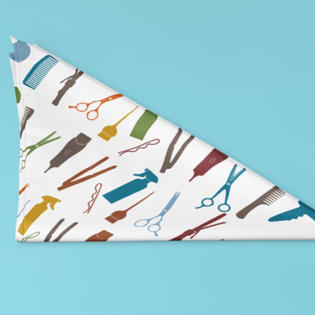 Pattern hairdresser Scissors Hair Stylist Salon Bandana (Creator Uploaded)