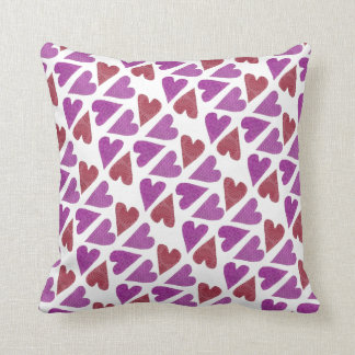 Pattern Hearts Pillow
