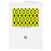 Pattern in Yellow, Blue and Black (Back)