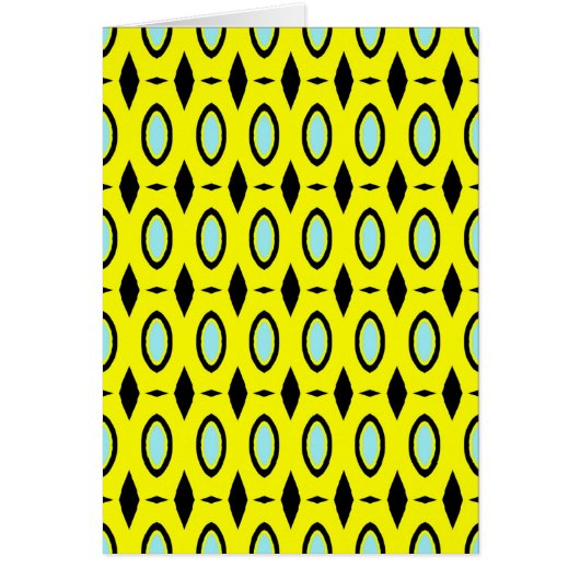 Pattern in Yellow, Blue and Black (Front)