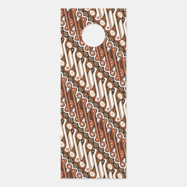 Pattern Indonesian batik  Door Hanger (Front)