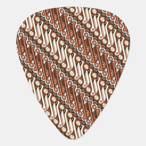 Pattern Indonesian batik  Guitar Pick