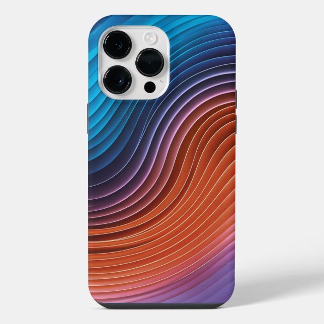 Pattern Iphone 14 Pro Max tough case, aesthetics Case (Back)