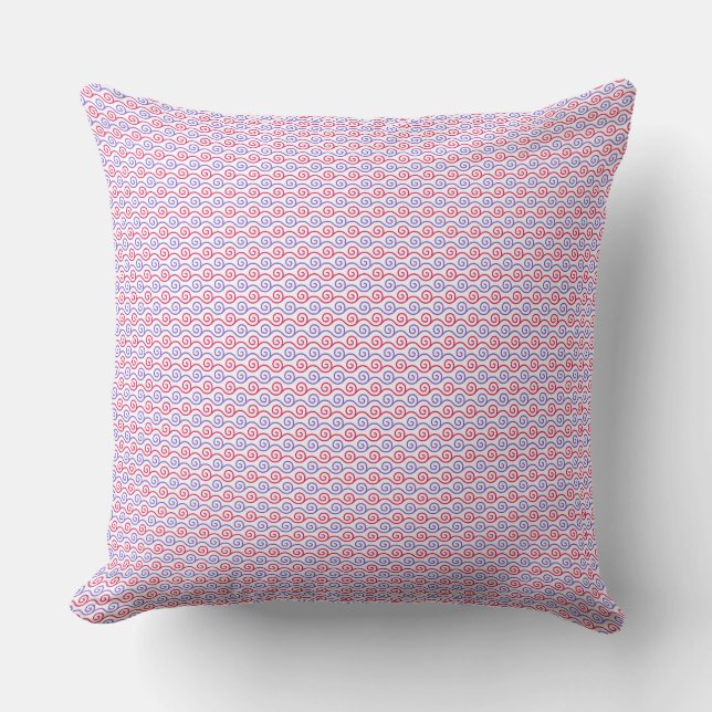 pattern japanese pattern Design Throw Pillow (Front)