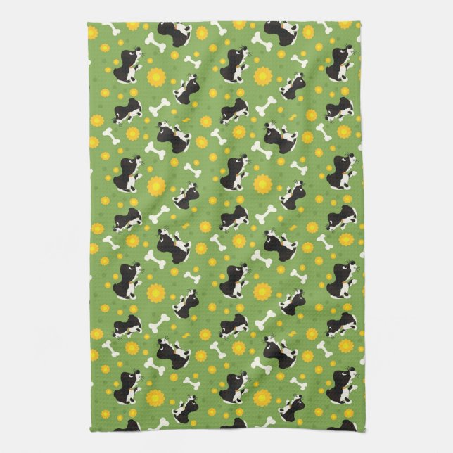 pattern kitchen towel (Vertical)