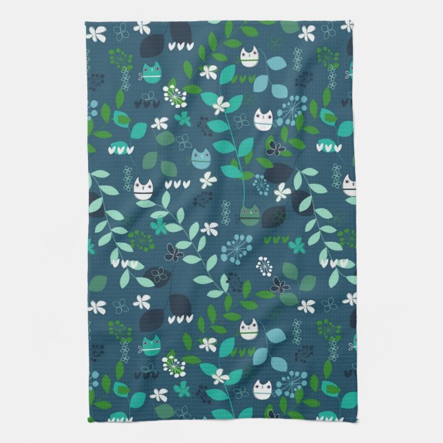 pattern kitchen towel (Vertical)
