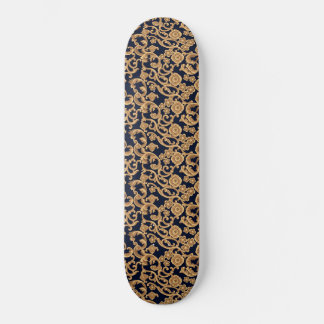 Pattern Leaf and flower Trinket Tray Skateboard