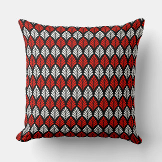 pattern leaves pattern Design   Throw Pillow