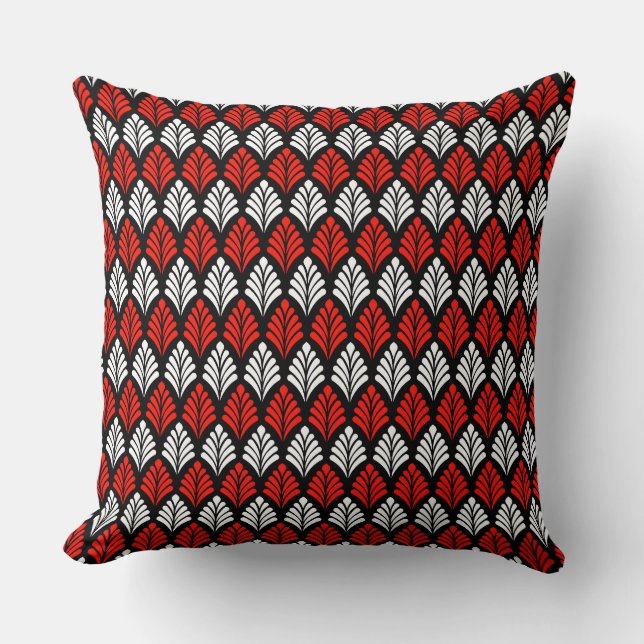 pattern leaves pattern Design   Throw Pillow (Front)
